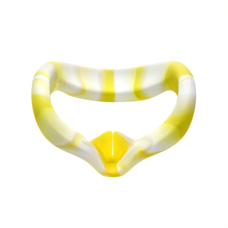 Capa de Silicone para Olhos VR Anti-suor e Descontaminação para Óculos VR Oculus Quest 2, Branco Azul, Branco Rosa, Branco Amarelo