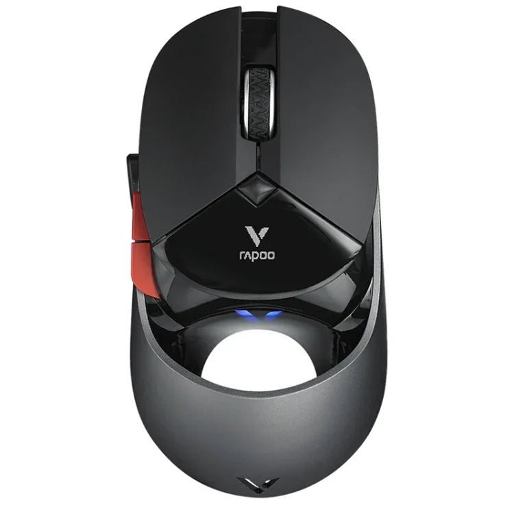 Rapoo VT960 Rato Gaming Sem Fios com 1600 DPI, 7 Teclas, Modo Duplo, Macro Programável, Iluminação RGB Symphony