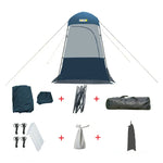 Tenda de Mudança para Praia e Camping ao Ar Livre, 160x160x240cm