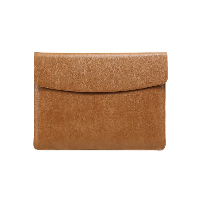Forro de mala horizontal com textura litchi para portátil MacBook, 11 polegadas A1370 / 1465, 12 polegadas A1534, 13,3 polegadas A1502 / 1425/1466/1369, 15,4 polegadas A1398