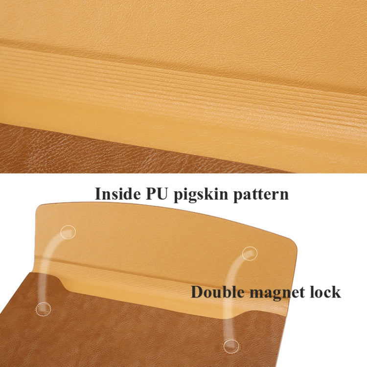 Forro de mala horizontal com textura litchi para portátil MacBook, 11 polegadas A1370 / 1465, 12 polegadas A1534, 13,3 polegadas A1502 / 1425/1466/1369, 15,4 polegadas A1398