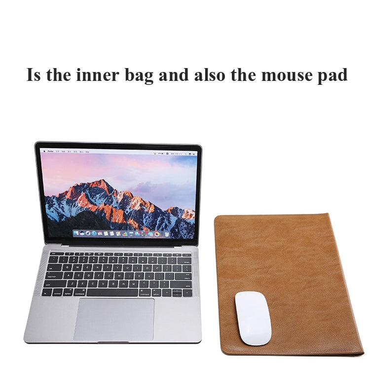 Forro de mala horizontal com textura litchi para portátil MacBook, 11 polegadas A1370 / 1465, 12 polegadas A1534, 13,3 polegadas A1502 / 1425/1466/1369, 15,4 polegadas A1398