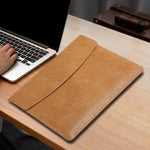 Forro de mala horizontal com textura litchi para portátil MacBook, 11 polegadas A1370 / 1465, 12 polegadas A1534, 13,3 polegadas A1502 / 1425/1466/1369, 15,4 polegadas A1398