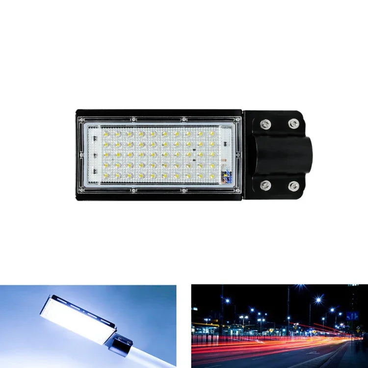 Luz LED Impermeável para Iluminação de Estrada e Pátio, 50W