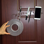 Fita Nanotecnológica Transparente Dupla Face Adesiva, Lavável e Sem Rasto, 1x30x1000mm, 1x30x2000mm, 1x30x3000mm, 2x30x1000mm, 2x30x2000mm, 2mm x 3cm x 3m, 2x30x5000mm
