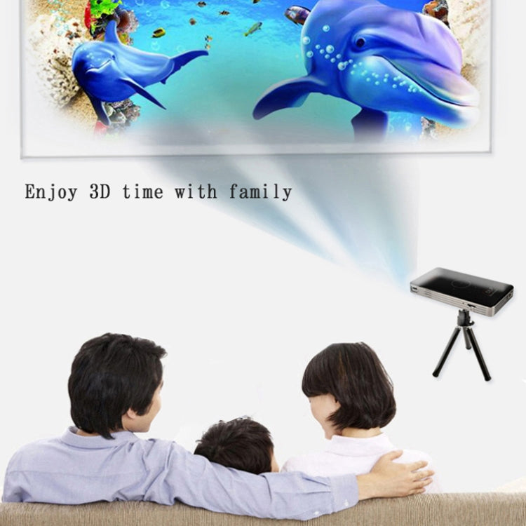 Projetor Mini DLP HD Inteligente C6 1G+8G Sistema Android Portátil para Casa e Telemóvel, Ficha EUA (Preto), Ficha UE (Preto), Ficha Reino Unido (Preto), Ficha AU (Preto), Ficha EUA (Branco), Ficha AU (Branco)