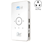 Projetor Mini DLP HD Inteligente C6 1G+8G Sistema Android Portátil para Casa e Telemóvel, Ficha EUA (Preto), Ficha UE (Preto), Ficha Reino Unido (Preto), Ficha AU (Preto), Ficha EUA (Branco), Ficha AU (Branco)