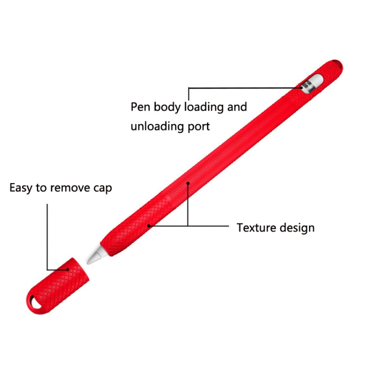 Capa protetora de silicone para stylus 5 unidades, para Apple Pencil 1, para Apple Pencil 2