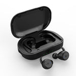 BE1032 Auricular Desportivo TWS Bluetooth Sem Fios Resistente à Água, Preto, Verde Fluorescente, Vermelho Rosa
