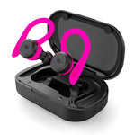 BE1032 Auricular Desportivo TWS Bluetooth Sem Fios Resistente à Água, Preto, Verde Fluorescente, Vermelho Rosa