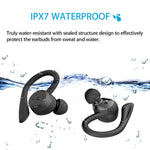 BE1032 Auricular Desportivo TWS Bluetooth Sem Fios Resistente à Água, Preto, Verde Fluorescente, Vermelho Rosa