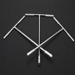 T-Wrench Car Assembly Repair Sleeve Wrench Hexagon Lengthening Socket, 6mm, 7mm, 8mm, 9mm, 10mm, 11mm, 12mm, 13mm, 14mm, 15mm, 16mm, 17mm, 18mm, 19mm