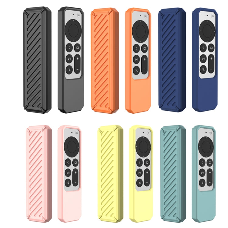 2 capas protetoras de silicone anti-queda para comando remoto, 2 peças (Preto), 2 peças (Azul Escuro), 2 peças (Laranja), 2 peças (Rosa), 2 peças (Amarelo), 2 peças (Verde Pinheiro)