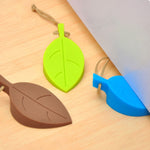 2 PCS Batente de Porta Criativo em Silicone em Forma de Folha Proteção Infantil Anti-Pinchamento Almofada de Segurança para Porta