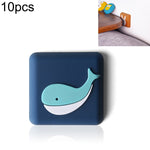 10 PCS Almofada Anti-impacto para Puxador de Porta e Parede em Silicone