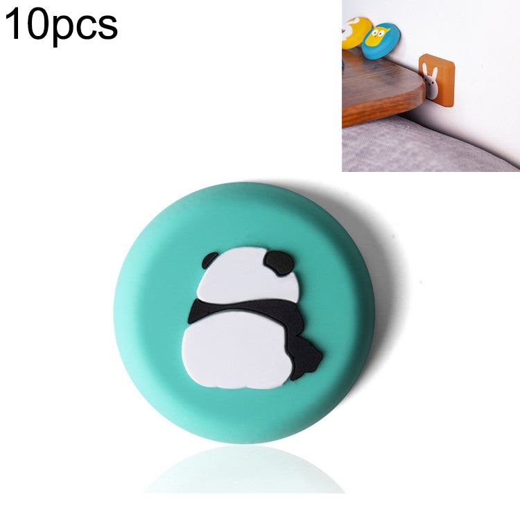 10 PCS Almofada Anti-impacto para Puxador de Porta e Parede em Silicone