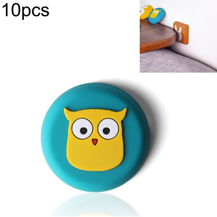 10 PCS Almofada Anti-impacto para Puxador de Porta e Parede em Silicone