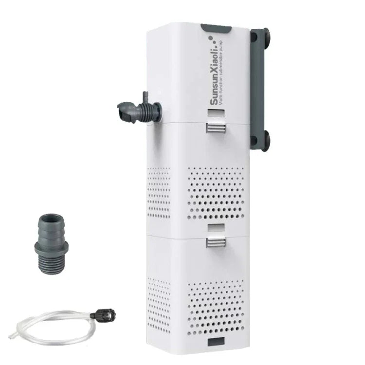 Bomba de Água para Aquário SunsunXiaoli Pequena 3 em 1, Filtro de Circulação, Plugue CN, 6W 500F, 15W 1000F