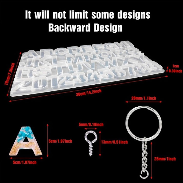 Conjunto de 111 Peças Molde de Silicone para Pendente de Espelho DIY, Conjunto de Pendentes de Epóxi Cristal, 111 Peças/Conjunto