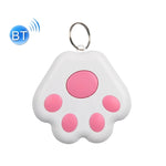 2 PCS HYC-09 Dog Paw Bluetooth Anti-Lost Device Pet Tracking Locator Keychain Smart Search Two-Way Alarm, Dog Paw Dark Blue, Dog Paw Dark Gray, Dog Paw Black, Dog Paw White, Dog Paw Light Blue, Dog Paw Green, Dog Paw Pink, Dog Paw Red