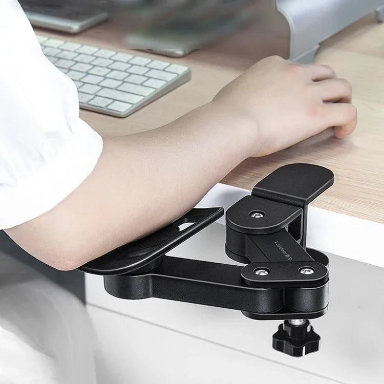 Vaydeer TJ2011 Suporte para Mão de Computador Tapete de Rato Suporte Metálico para Braço Preguiçoso Almofada para Pulso em Consola