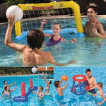 Brinquedos de Praia para Adultos, Crianças e Pais e Filhos para Piscina, Brinquedos Infláveis de Bola de Praia, Estilo:, 52133 Rede de Voleibol + Bola, 52123 Porta de Andebol + Bola, Conjunto 2 em 1 + 2 Bolas, Conjunto 3 em 1 + 3 Bolas
