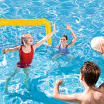 Brinquedos de Praia para Adultos, Crianças e Pais e Filhos para Piscina, Brinquedos Infláveis de Bola de Praia, Estilo:, 52133 Rede de Voleibol + Bola, 52123 Porta de Andebol + Bola, Conjunto 2 em 1 + 2 Bolas, Conjunto 3 em 1 + 3 Bolas