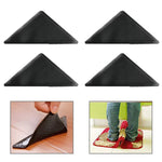 Conjunto de 4 Tapetes Reutilizáveis Antiderrapantes e Laváveis para Casa, Banho e Sala de Estar