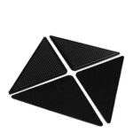 Conjunto de 4 Tapetes Reutilizáveis Antiderrapantes e Laváveis para Casa, Banho e Sala de Estar