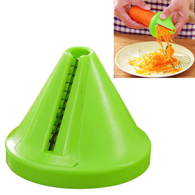 Funil de Cozinha Modelo Cortador Espiral, Cortador de Legumes, Ralador de Cenoura, Cortador de Cenoura (Verde), Cortador de Cenoura (Vermelho)