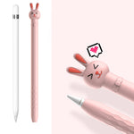 Capa Protetora de Silicone para Caneta Capacitiva de Desenho Animado Antiderrapante e Anti-Queda, Para Apple Pencil 1