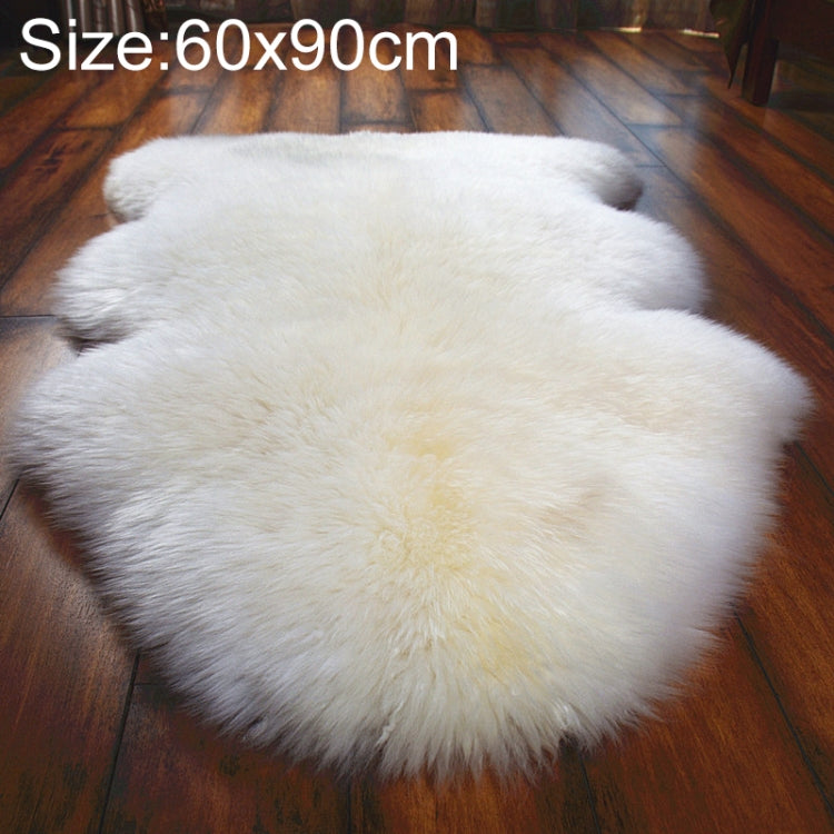 Almofada de Sofá de Lã Real Pura Tapete de Pele de Carneiro Inteira para Decoração de Janela, 60x90cm, 65x100cm, 65x110cm, 80x120cm