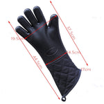Luvas de Silicone Estendidas Antiderrapantes, Resistentes a Altas Temperaturas, Isolantes para Micro-ondas, Luvas Antitérmicas, Luvas de Silicone Estendidas