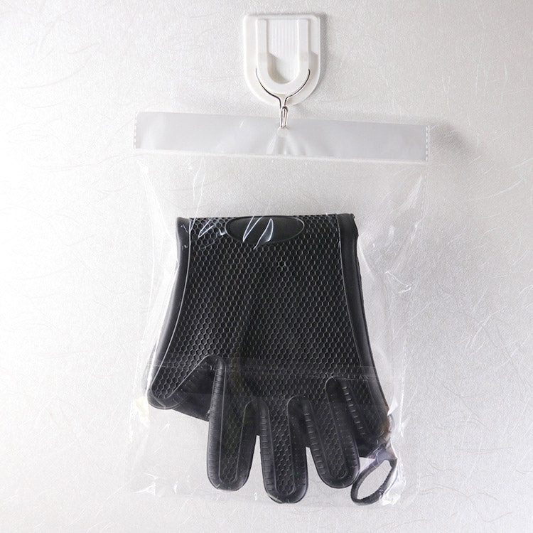 Luvas de Silicone Estendidas Antiderrapantes, Resistentes a Altas Temperaturas, Isolantes para Micro-ondas, Luvas Antitérmicas, Luvas de Silicone Estendidas