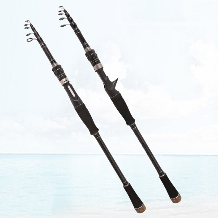 Vara de Pesca Telescópica de Carbono Luya, Secção Curta, 1,8m, 2,1m, 2,4m, 2,7m, 3,0m, 3,3m, 3,6m