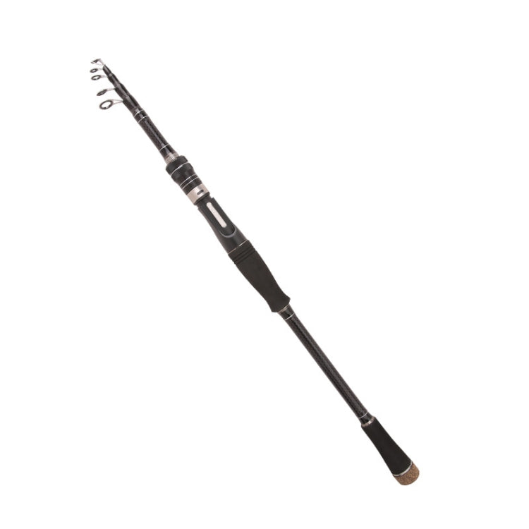 Vara de Pesca Telescópica de Carbono Luya, Secção Curta, 1,8m, 2,1m, 2,4m, 2,7m, 3,0m, 3,3m, 3,6m