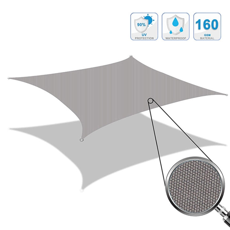 Toldo para Jardim e Piscina ao Ar Livre, Sombreiro, Vela de Sombra, Toldo Impermeável para Chuva, Tamanho: 2m x 1,8m, 2m x 1,8m