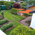 Toldo para Jardim e Piscina ao Ar Livre, Sombreiro, Vela de Sombra, Toldo Impermeável para Chuva, Tamanho: 2m x 1,8m, 2m x 1,8m