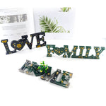 DIY Crystal Epoxy Silicone Letter Mold, Anti-letter MD3300_LOVE Mold, Anti-letter MD3301_HOME Mold, Anti-letter MD3302_Family Mold, Positive Letter MD3313_LOVE Mold, Positive Letter MD3314_HOME Mold, Positive Letter MD3315_FAMILY Mold