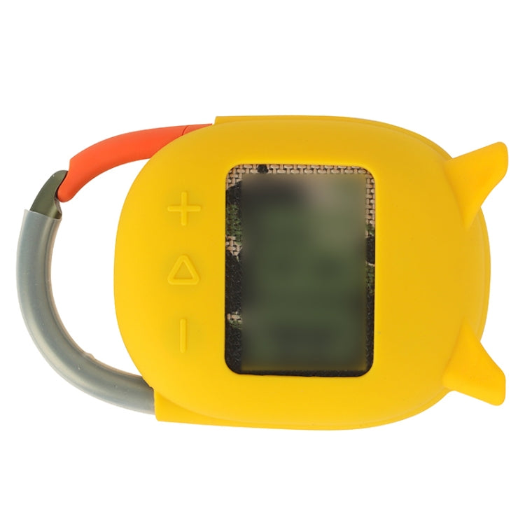 Capa protetora de silicone para altifalante Bluetooth JBL Clip 4, Estilo 1 (Preto), Estilo 1 (Amarelo), Estilo 1 (Azul), Estilo 1 (Verde Exército), Estilo 1 (Cinza Prateado), Estilo 1 (Laranja), Estilo 1 (Vermelho)