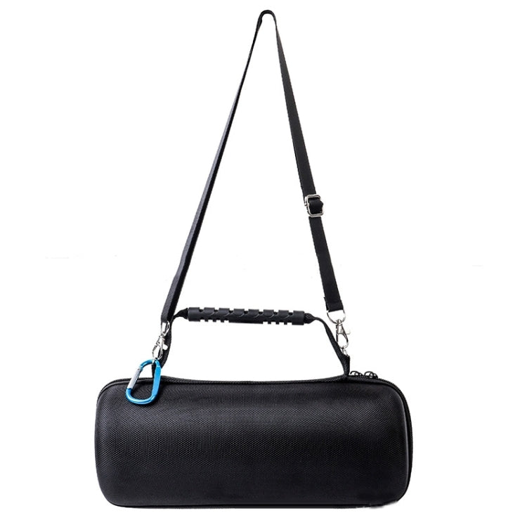 P403 Capa protetora EVA para altifalante JBL Pulse 4, caixa de armazenamento, bolsa portátil para exterior com alça de ombro e mosquetão