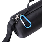P403 Capa protetora EVA para altifalante JBL Pulse 4, caixa de armazenamento, bolsa portátil para exterior com alça de ombro e mosquetão
