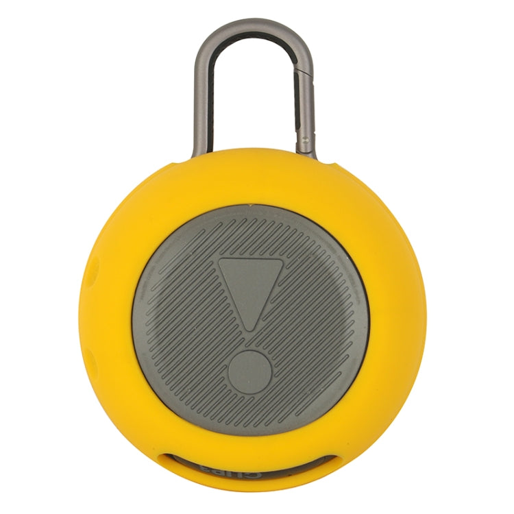 Capa protetora de silicone macio para altifalante Bluetooth JBL Clip 3, Amarelo, Vermelho, Preto, Cinza Prateado, Laranja, Verde Exército, Azul Escuro