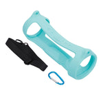 Capa protetora de silicone portátil para altifalante Bluetooth JBL Charge 4 com alça de ombro e mosquetão, Rosa, Vermelho, Azul, Preto, Cinza Prateado, Laranja, Verde Menta, Azul Marinho