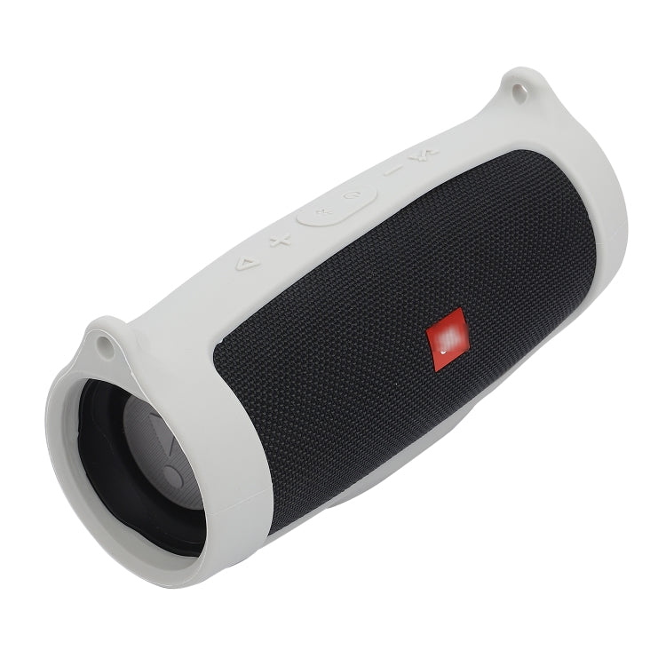 Capa protetora de silicone portátil para altifalante Bluetooth JBL Charge 4 com alça de ombro e mosquetão, Rosa, Vermelho, Azul, Preto, Cinza Prateado, Laranja, Verde Menta, Azul Marinho