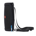 Capa protetora de silicone portátil para altifalante Bluetooth JBL Charge 4 com alça de ombro e mosquetão, Rosa, Vermelho, Azul, Preto, Cinza Prateado, Laranja, Verde Menta, Azul Marinho