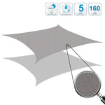 Vela de Sombra para Jardim ao Ar Livre, Toldo Impermeável Anti-UV, Tamanho: 2,5m x 3m, 2,5m x 3m