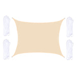 Vela de Sombra para Jardim ao Ar Livre, Toldo Impermeável Anti-UV, Tamanho: 2,5m x 3m, 2,5m x 3m