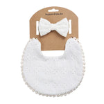 Conjunto de toalha de saliva dupla face e faixa para cabeça em algodão de linho para bebé, DP021-1, DP021-2, DP021-3, DP021-4, DP021-5, DP021-6, DP021-7, DP021-13, DP021-9, DP021-10, DP021-11, DP021-12