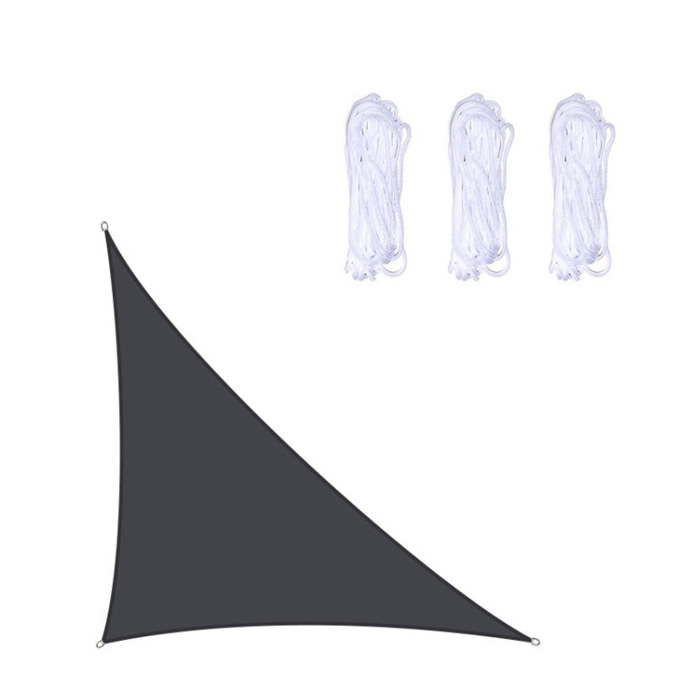 Vela de Sombramento Triangular para Jardim Exterior Impermeável e Anti-UV, Tamanho: 4m x 4m x 5.7m, 4m x 4m x 5.7m
